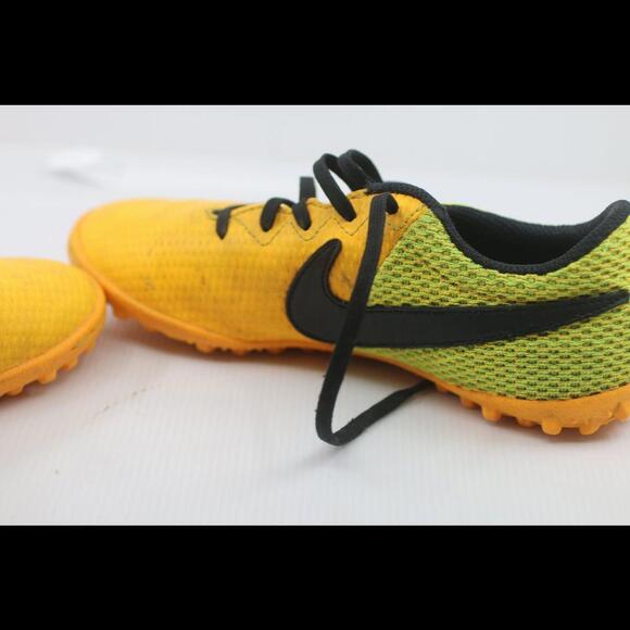 Nike Mens Indoor Turf Soccer Cleats Elastico Pro III Futsal Yellow Size US 4Y - Picture 6 of 11